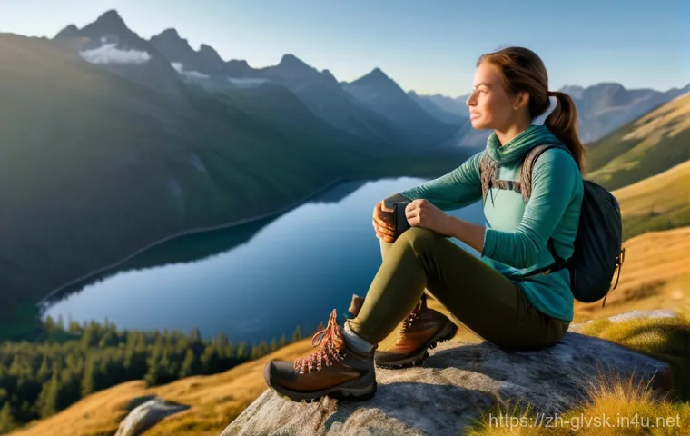 브랜드별 등산 양말 품질 비교 - Prompt 1: The Embrace of Merino Comfort**