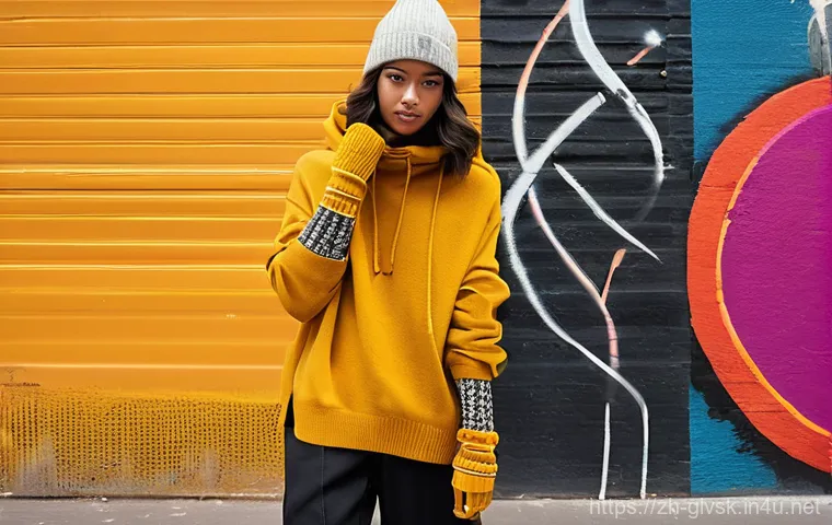 캐주얼룩에 어울리는 니트 장갑 - **Prompt 1: Cozy Monochromatic Elegance with Full-Finger Gloves**
    "A female, mid-20s to early 30...