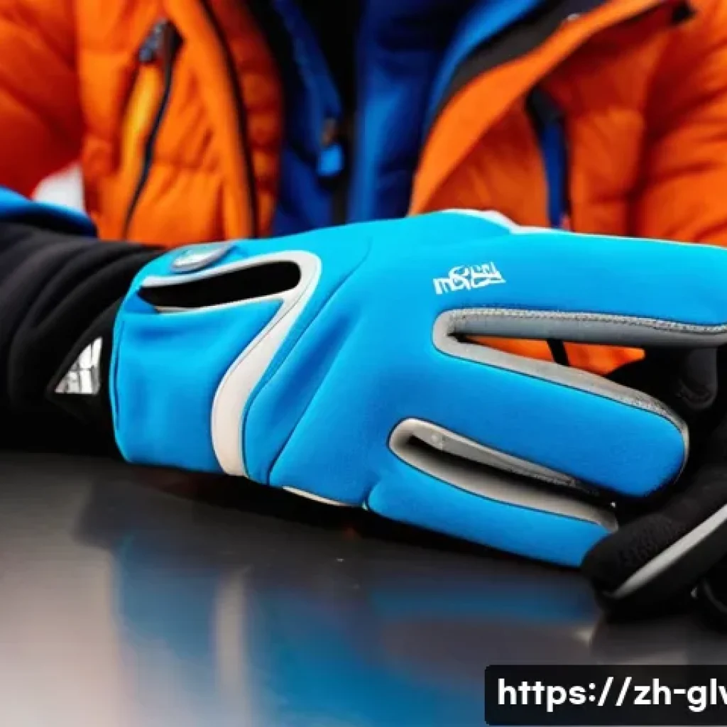 스키 장갑 브랜드 비교 - **Prompt 1: Trying on High-Performance Ski Gloves**
    A clear, medium shot of a person, fully clot...