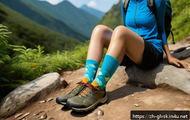 발목 보호용 등산 양말 관련 이미지 1